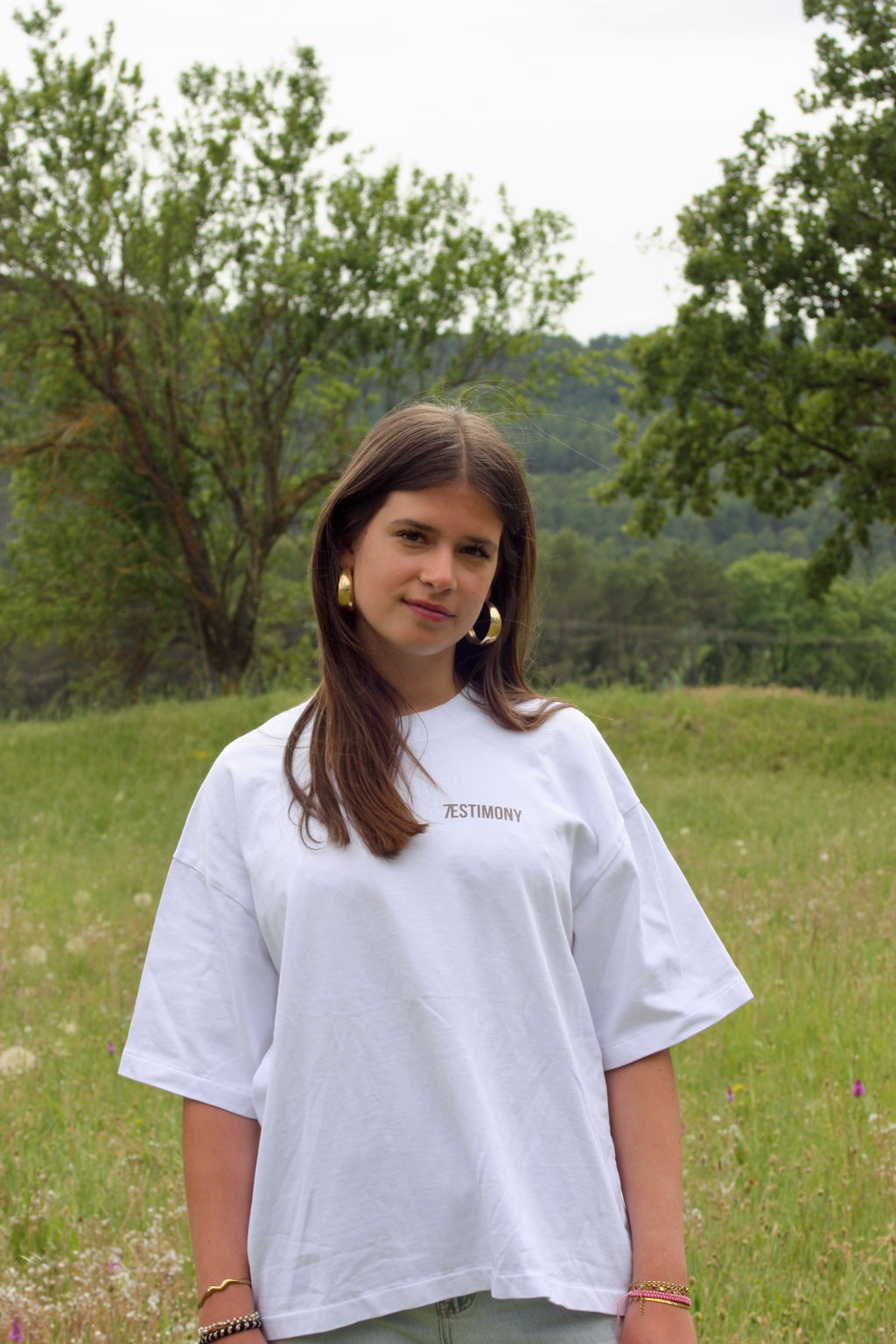 Wit T-shirt maat 6+1 (unisex)